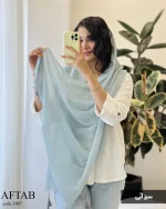 شال آفتاب جنس خیلی نرم لطیف کد 1047 - تصویر 8