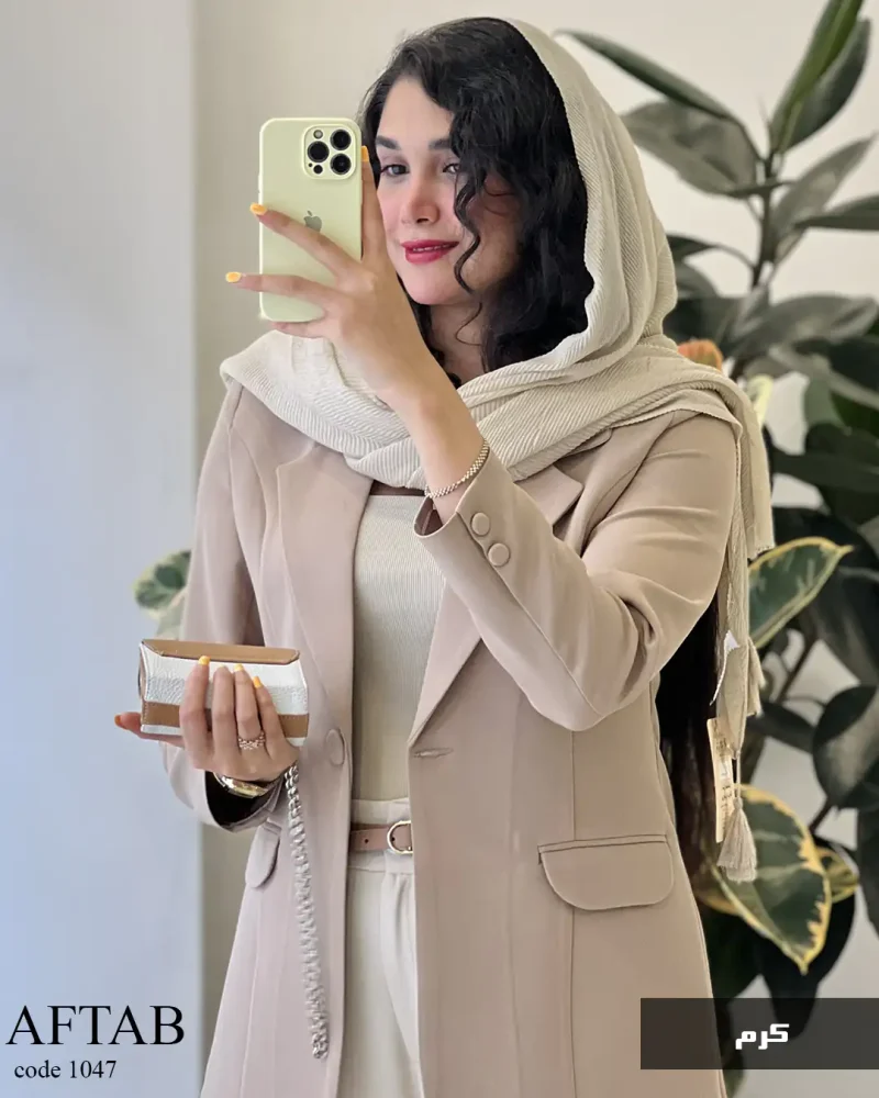 شال آفتاب جنس خیلی نرم لطیف کد 1047 - تصویر 2