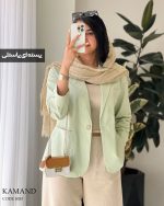 کت مدل کمند جنس لینن پنبه کد 1053 - تصویر 5