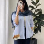 شومیز مانتویی السانا جنس داکرون نخ کد 1049