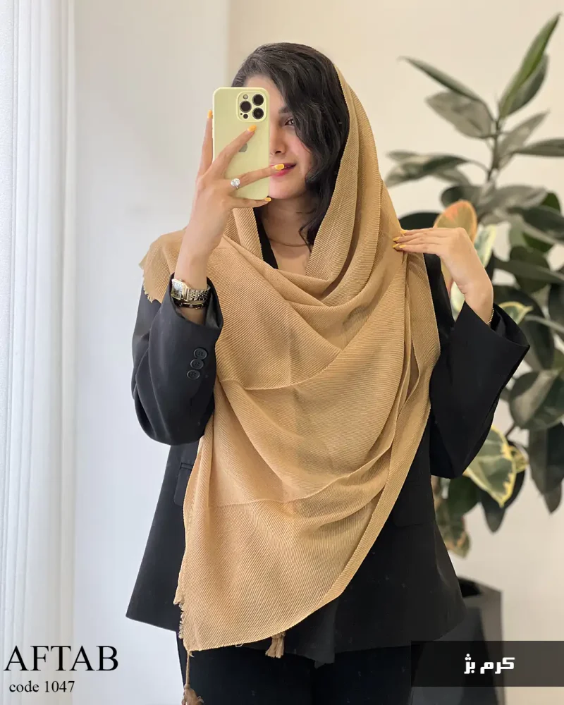شال آفتاب جنس خیلی نرم لطیف کد 1047 - تصویر 14