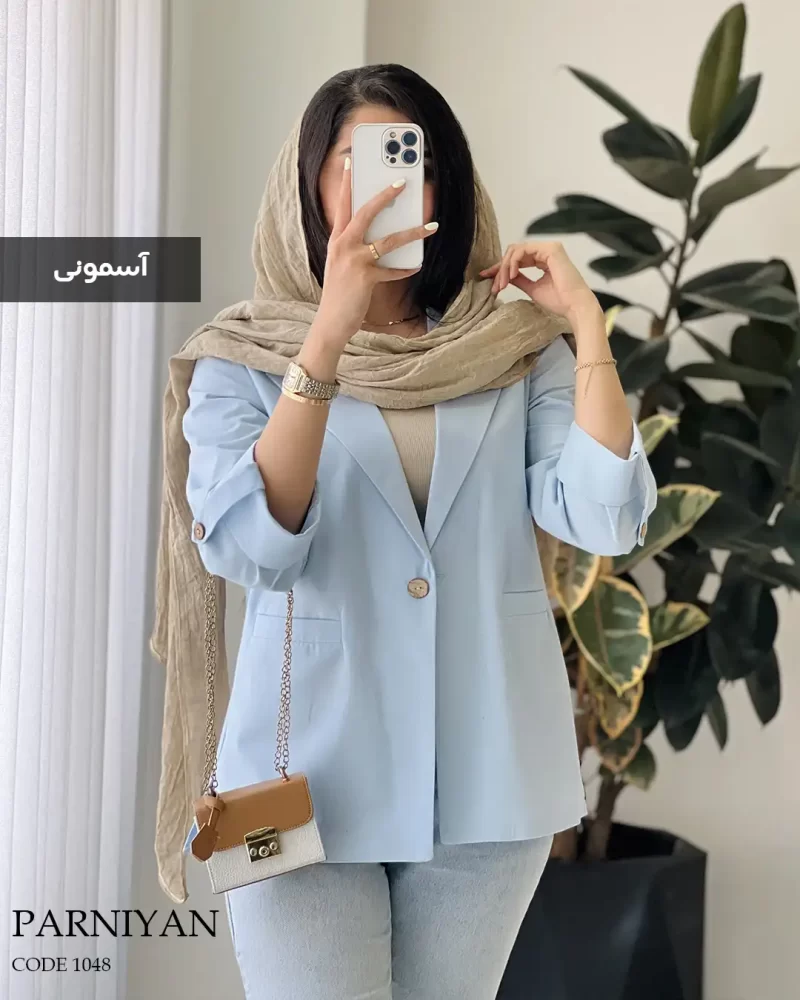 حراج کت مدل پرنیان جنس لینن پنبه کد 1048 - تصویر 2