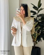 کت مدل کمند جنس لینن پنبه کد 1053 - تصویر 9