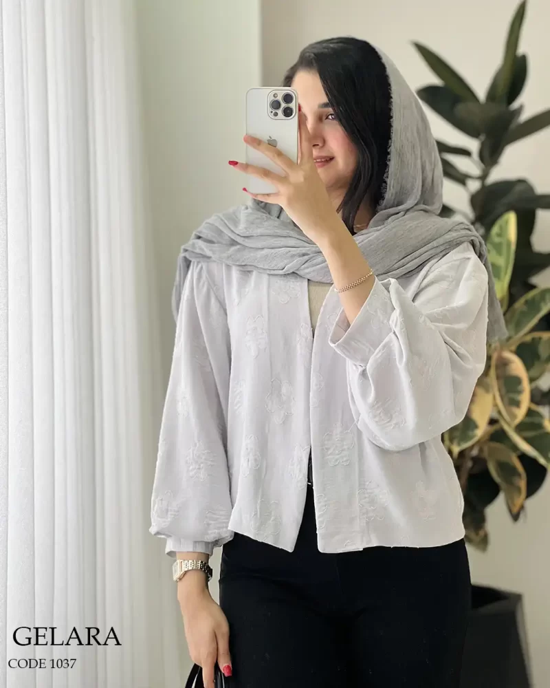 حراج کراپ کت مدل گلارا جنس صوفیا کد 1037 - تصویر 8