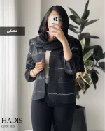 کت مدل حدیث جنس لینن ترک سوزن دوزی کد 1035 - تصویر 2