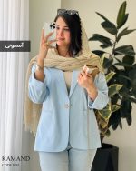 کت مدل کمند جنس لینن پنبه کد 1053 - تصویر 4