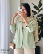 کت مدل کمند جنس لینن پنبه کد 1053 - تصویر 11