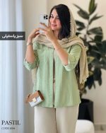 حراج مدل پاستیل جنس لینن حصیری کد 1054 - تصویر 3