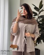 مانتو عروسکی خاکی