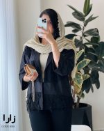 حراج کت زارا جنس لینن زارا کد 1055 - تصویر 4