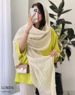 شال لورِن جنس نخ وارداتی کد 1042 - تصویر 7