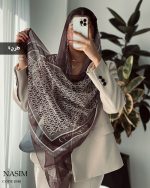 شال نسیم یه شال حریر خاص و خوشگل کد 1040 - تصویر 5