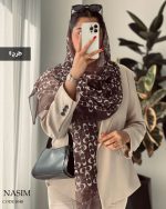 شال نسیم یه شال حریر خاص و خوشگل کد 1040 - تصویر 7