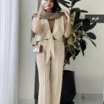 حراج مدل لوک جنس لینن لوک آبشاری کد 1033