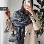 شال نسیم یه شال حریر خاص و خوشگل کد 1040