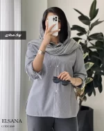 شومیز مانتویی السانا جنس داکرون نخ کد 1049 - تصویر 6