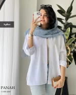 شومیز مانتویی مدل پناه جنس داکرون نخ کد 1043