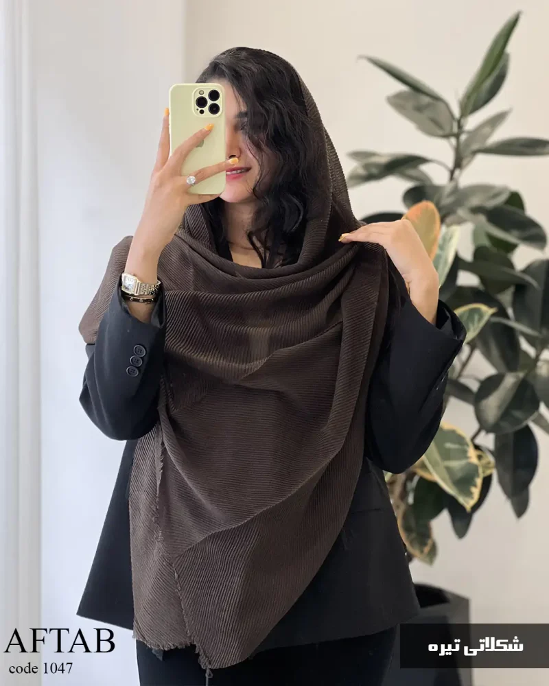 شال آفتاب جنس خیلی نرم لطیف کد 1047 - تصویر 13