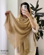 شال بهار جنس نخ خیلی خنک راحت کد 1046 - تصویر 6