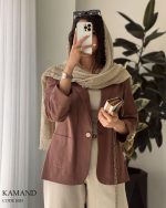 کت مدل کمند جنس لینن پنبه کد 1053 - تصویر 10