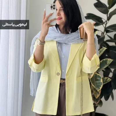 کت مدل پرنیان جنس لینن پنبه کد 1048