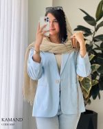 کت مدل کمند جنس لینن پنبه کد 1053 - تصویر 12
