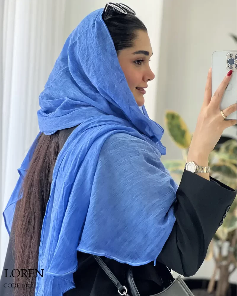 شال لورِن جنس نخ وارداتی کد 1042 - تصویر 4