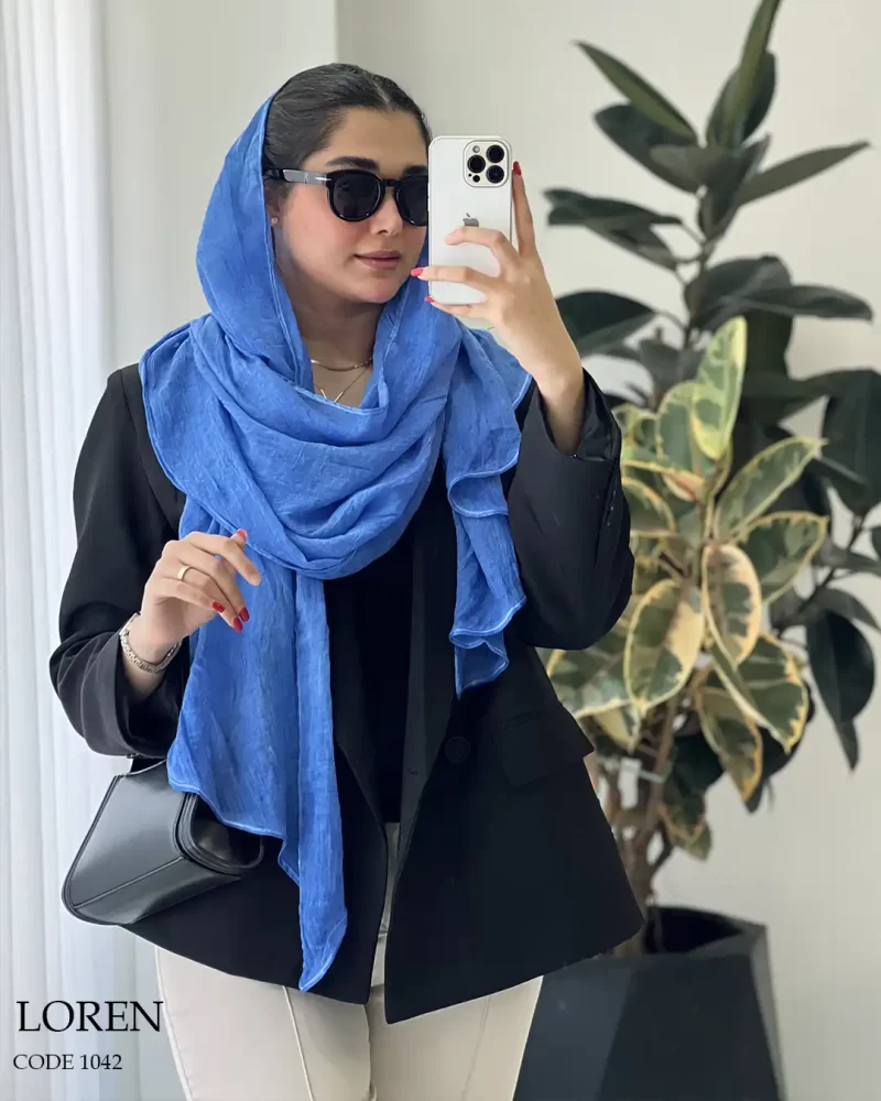 شال لورِن جنس نخ وارداتی کد 1042 - تصویر 5