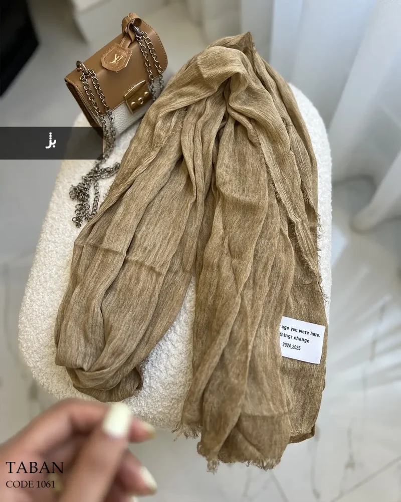 شال تابستانی مدل تابان | نخ وارداتی کد 1061 - تصویر 7