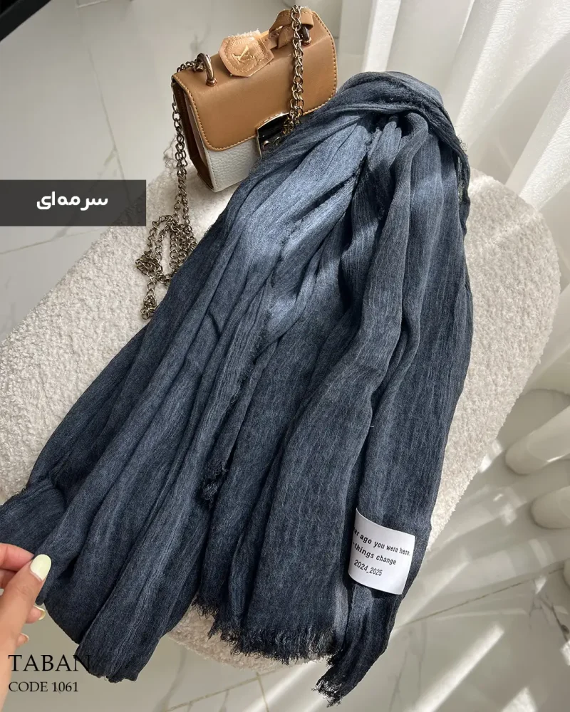 شال تابستانی مدل تابان | نخ وارداتی کد 1061 - تصویر 9