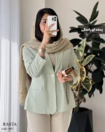 کت مدل رستا جنس لینن پنبه کد 1065 - تصویر 4