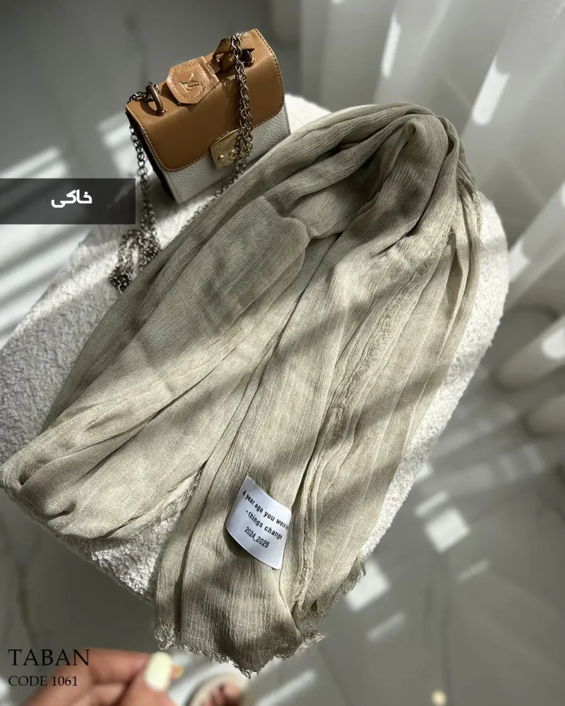 شال تابستانی مدل تابان | نخ وارداتی کد 1061 - تصویر 2