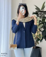 کت مدل رستا جنس لینن پنبه کد 1065 - تصویر 5