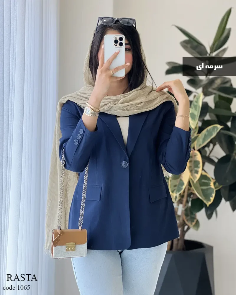 کت مدل رستا جنس لینن پنبه کد 1065 - تصویر 5