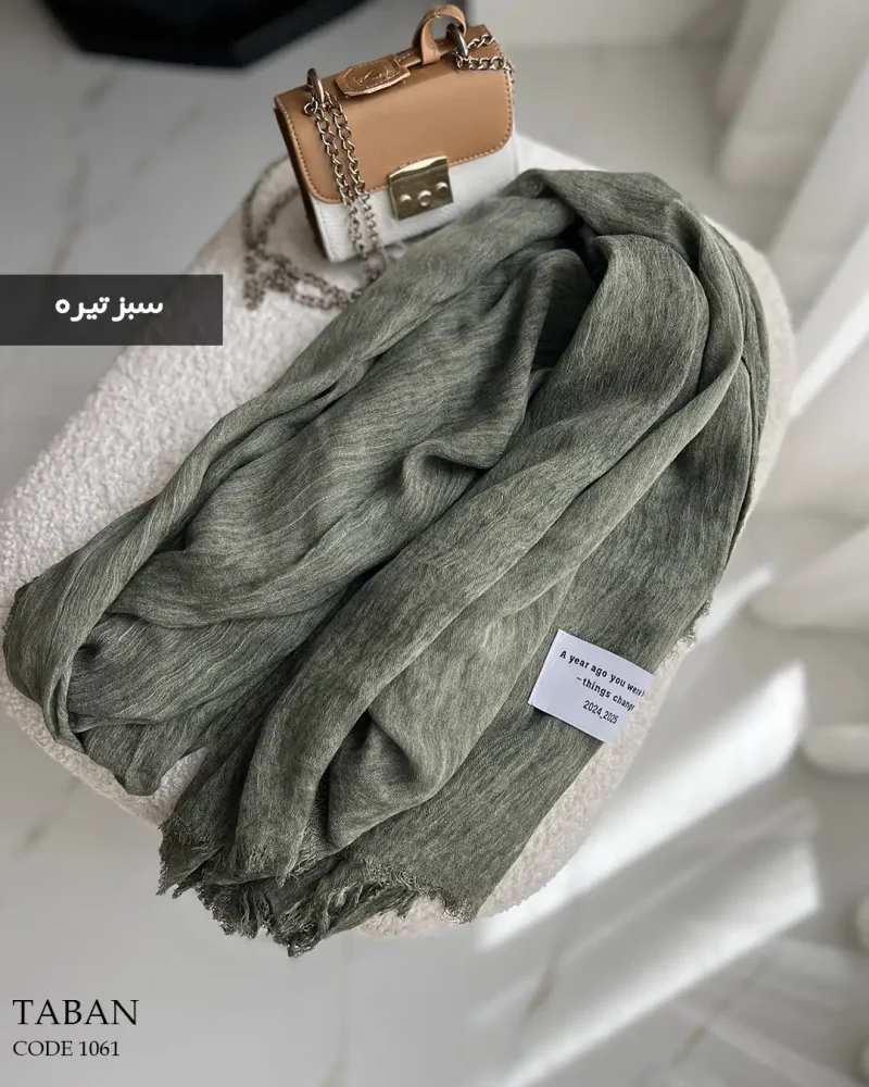 شال تابستانی مدل تابان | نخ وارداتی کد 1061 - تصویر 10