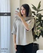 حراج مدل گیلدا جنس لینن صوفیا کد 1064 - تصویر 9