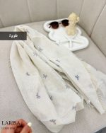 شال لاریسا زنانه | کنفی، خنک و سبک برای تابستان کد 1059 - تصویر 3