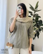 حراج مدل گیلدا جنس لینن صوفیا کد 1064