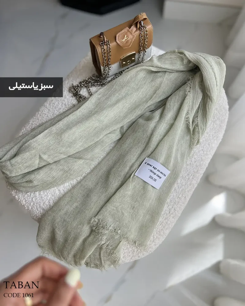 شال تابستانی مدل تابان | نخ وارداتی کد 1061 - تصویر 6