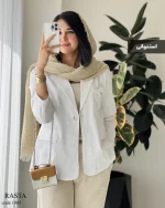 کت مدل رستا جنس لینن پنبه کد 1065 - تصویر 8