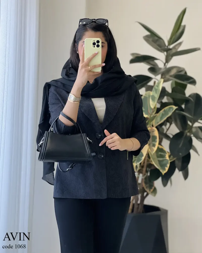 کت مدل آوین جنس لینن زارا کد 1068 - تصویر 4