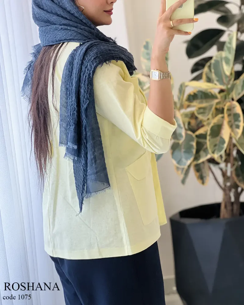 حراج کت مدل روشنا جنس لینن پنبه کد 1075 - تصویر 12