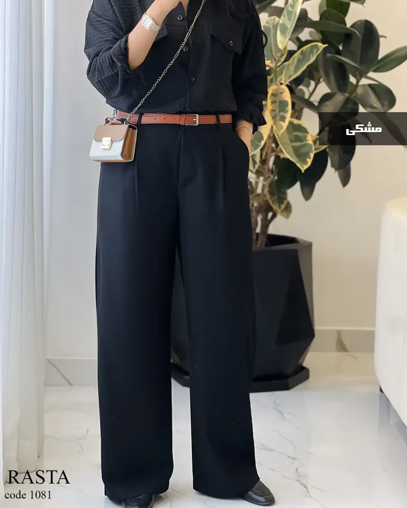 شلوار بگ مدل رستا جنس فیونا کد 1081 - تصویر 4