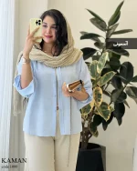 حراج مدل رنگین کمان لینن زارا کد 1080 - تصویر 5