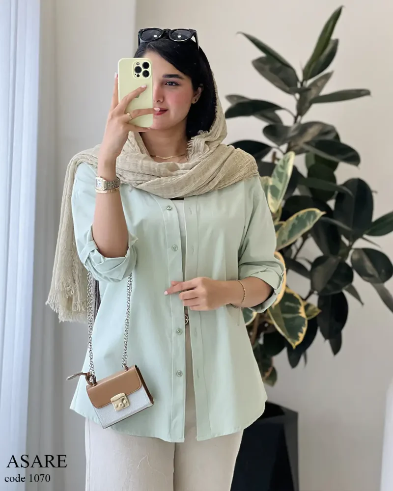 حراج مدل آساره جنس لینن ‌پنبه کد 1070 - تصویر 15