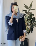 کت مدل روما جنس لینن پنبه کد 1073 - تصویر 8