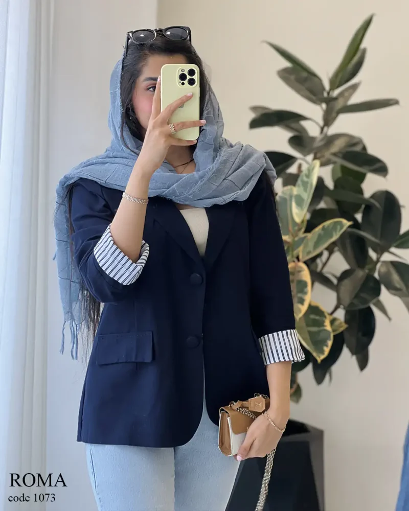 کت مدل روما جنس لینن پنبه کد 1073 - تصویر 8
