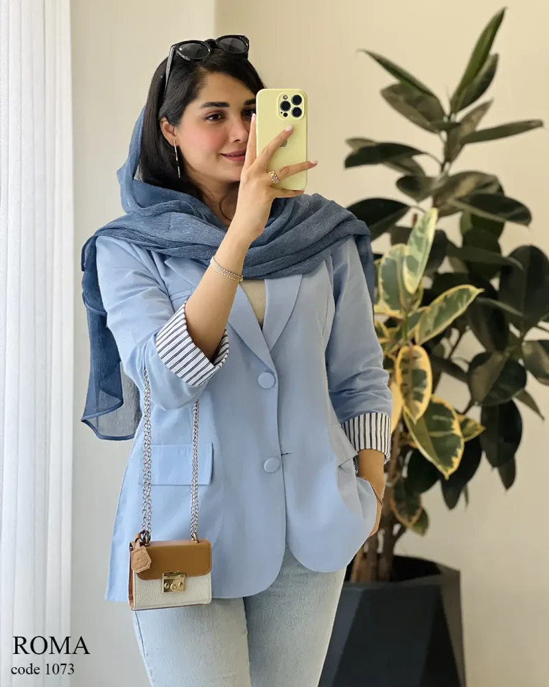 کت مدل روما جنس لینن پنبه کد 1073 - تصویر 5