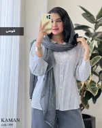 حراج مدل رنگین کمان لینن زارا کد 1080 - تصویر 7