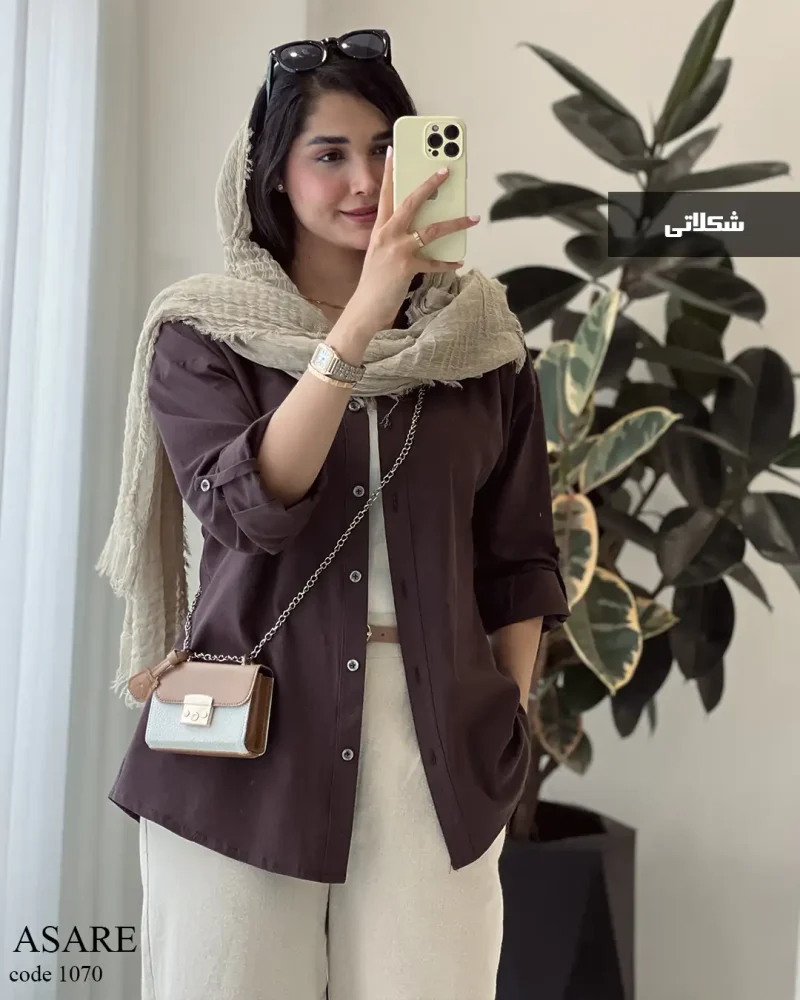 حراج مدل آساره جنس لینن ‌پنبه کد 1070 - تصویر 5